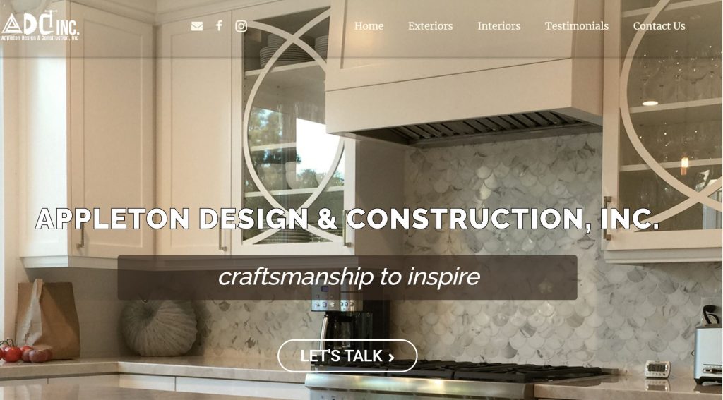 Appleton Design & Construction, Unique Concepts, Web Design, SEO, Social Media